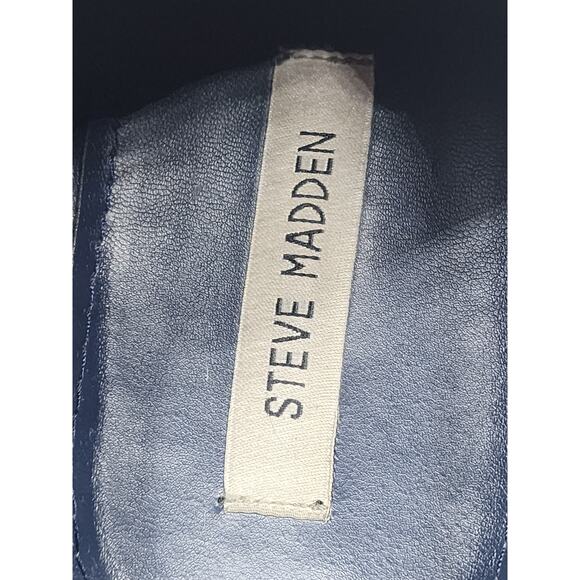 Steve Madden Shoes Mens 12 Leather Dress Cap Toe Lace Modern Gentleman Derby - Picture 6 of 13